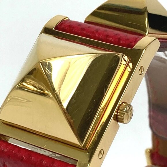 HERMES Medor Quartz Bracelet Watch Wristwatch - Picture 2 of 16